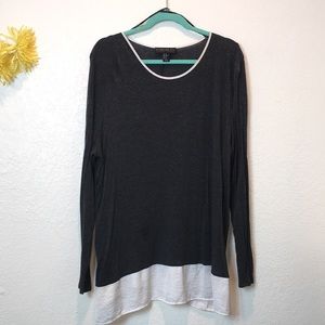 Forever 21 gray long sleeve tunic